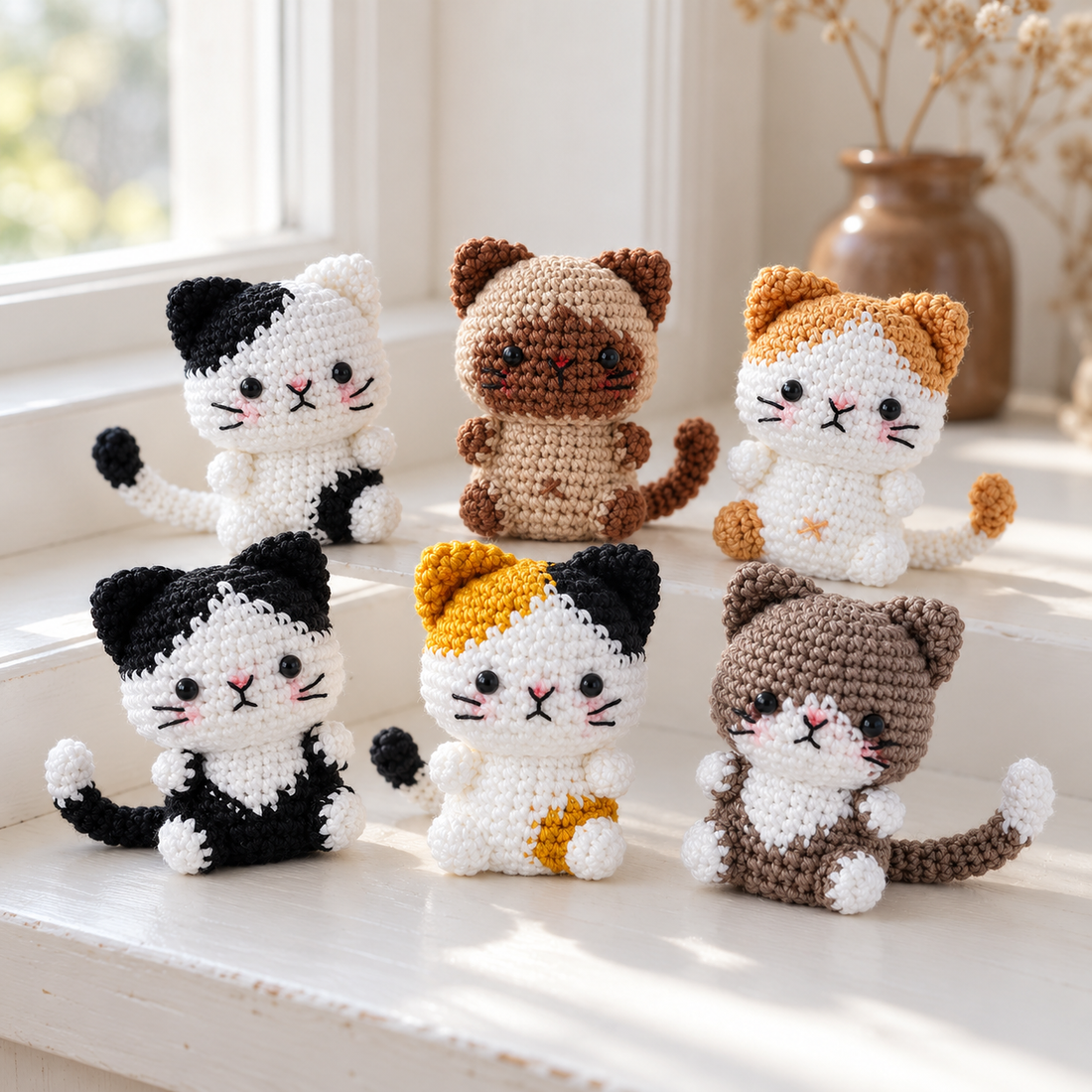 Mini Cats Crochet Pattern Bundle