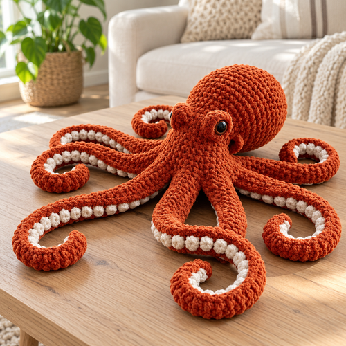 Giant Octopus Crochet Pattern