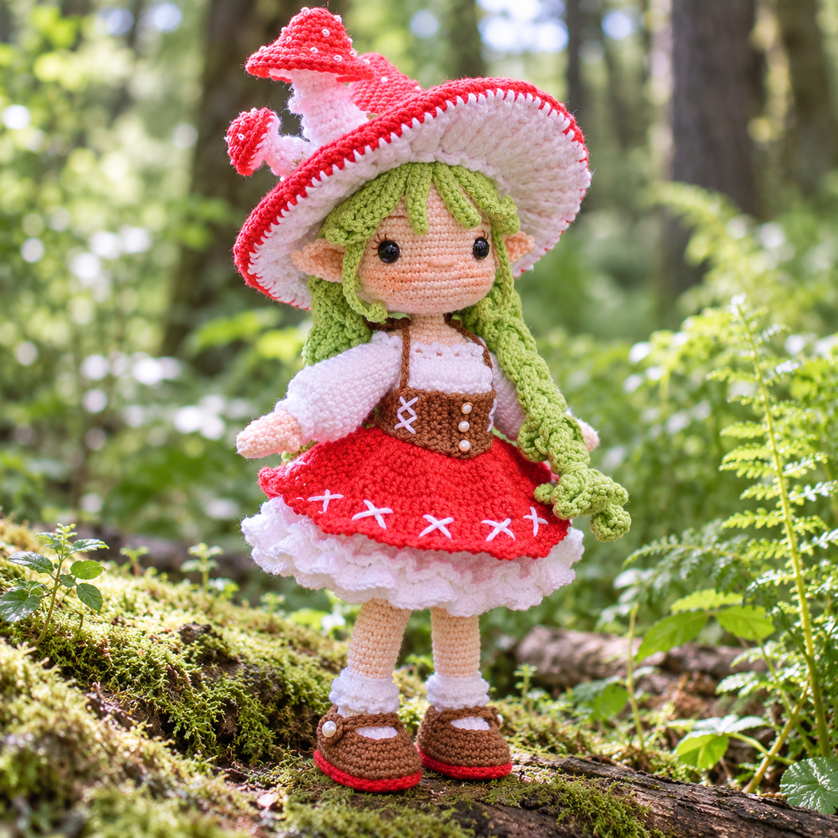 Sylvie the Mushroom Fairy Doll – Crochet Pattern