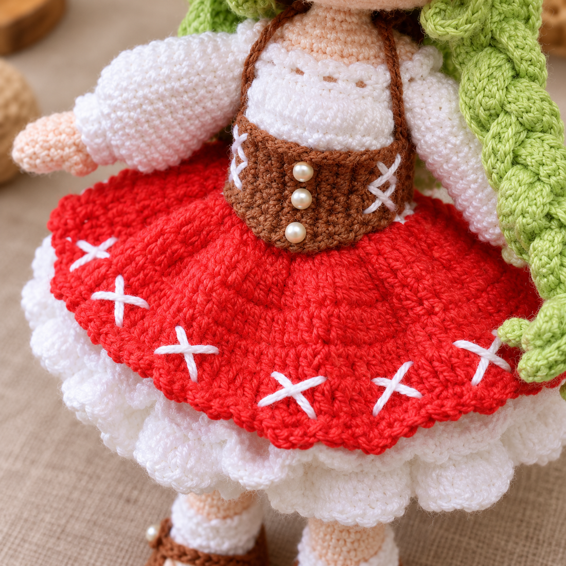 Sylvie the Mushroom Fairy Doll – Crochet Pattern
